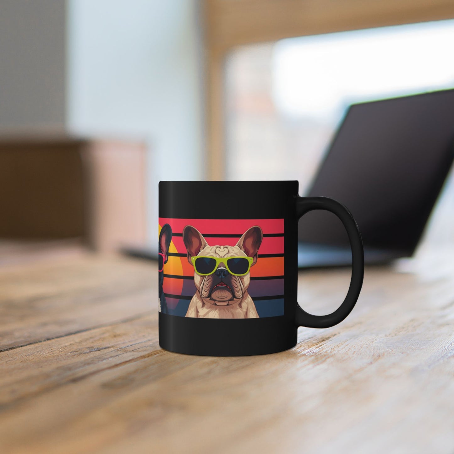 French Bulldog Sunglasses Mug — (11oz & 15oz)
