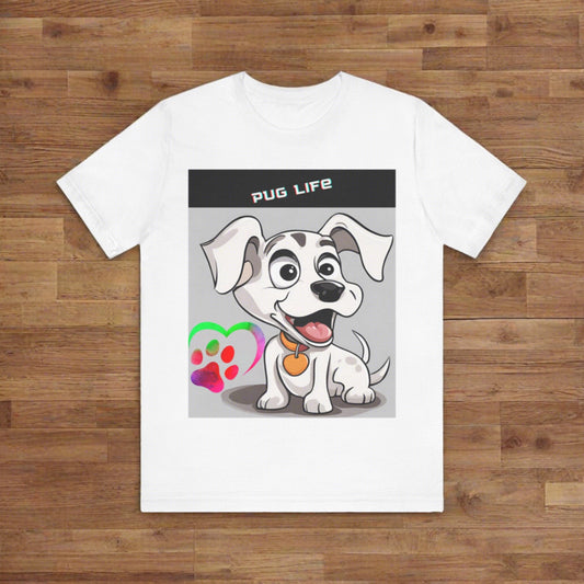 "PUG life" Unisex T-shirt - Sniff Waggle And Walk