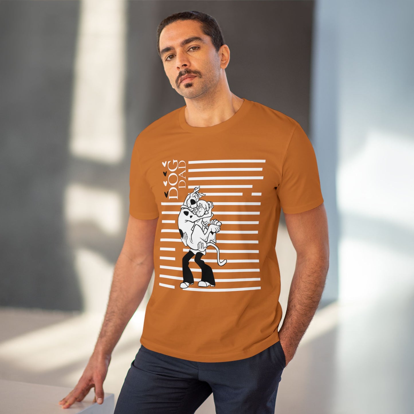 "SCOOBY DOO DOG DAD" ECO Organic Creator T-shirt - Unisex by Sniffwaggleandwalk™