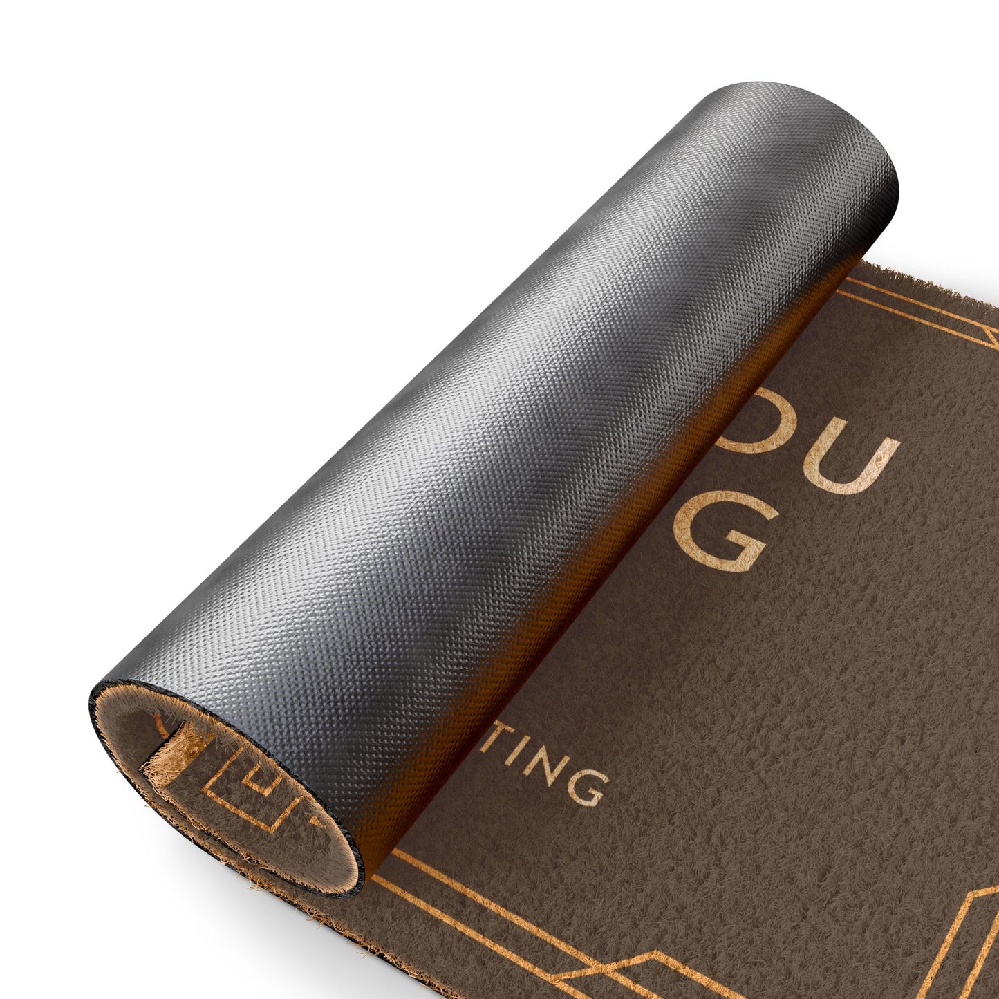 "WELCOME HOPE YOU LIKE DOG HAIR" ECO FRIENDLY DOOR MAT