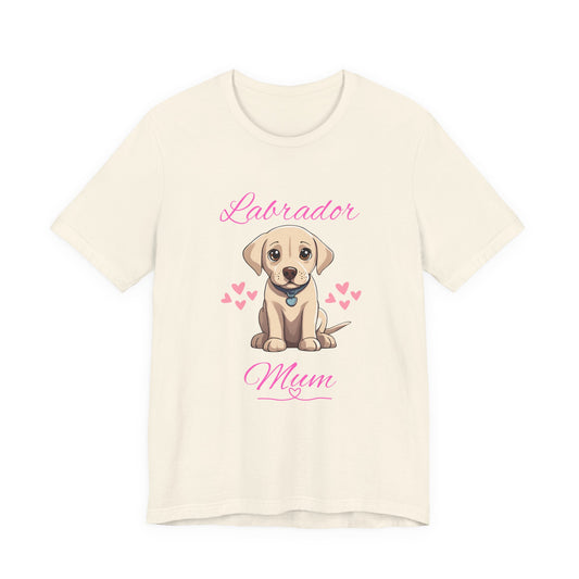 Labrador Mum T-Shirt — Navy — Labrador gift tee — SniffWaggleNWalk™