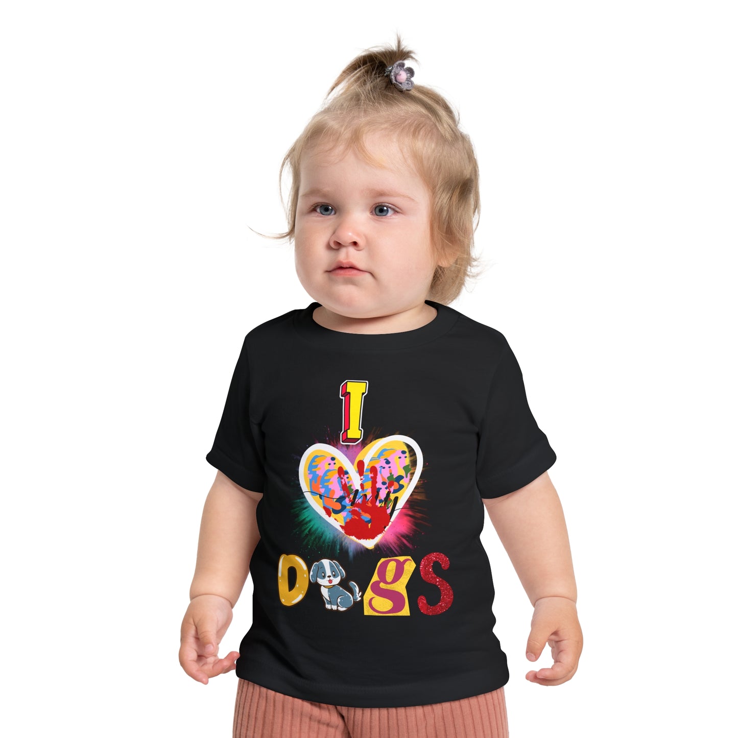 🐾 "I Love Dogs" Baby T-Shirt – Ultra-Soft & Adorable! 🐾-Sniffwaggleandwalk™