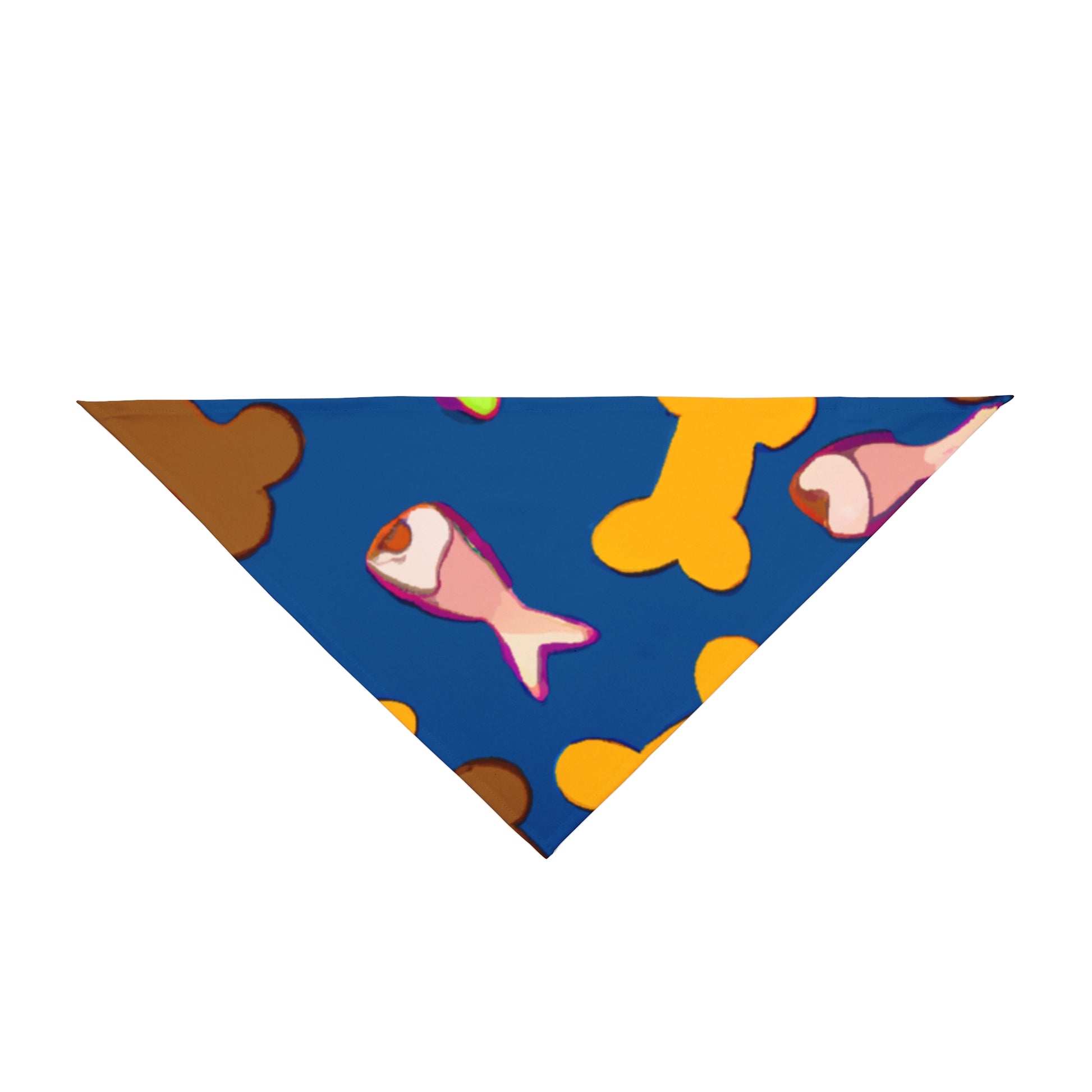 Fish+biscuits-Pet Bandana - Sniff Waggle And Walk