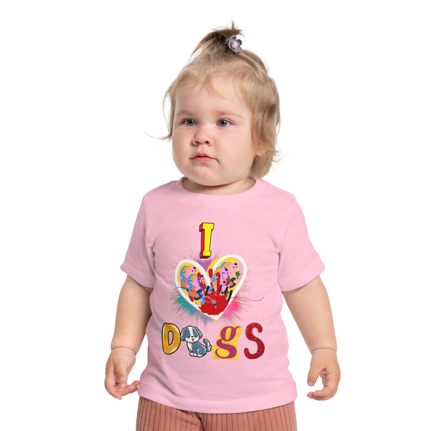 🐾 "I Love Dogs" Baby T-Shirt – Ultra-Soft & Adorable! 🐾-Sniffwaggleandwalk™