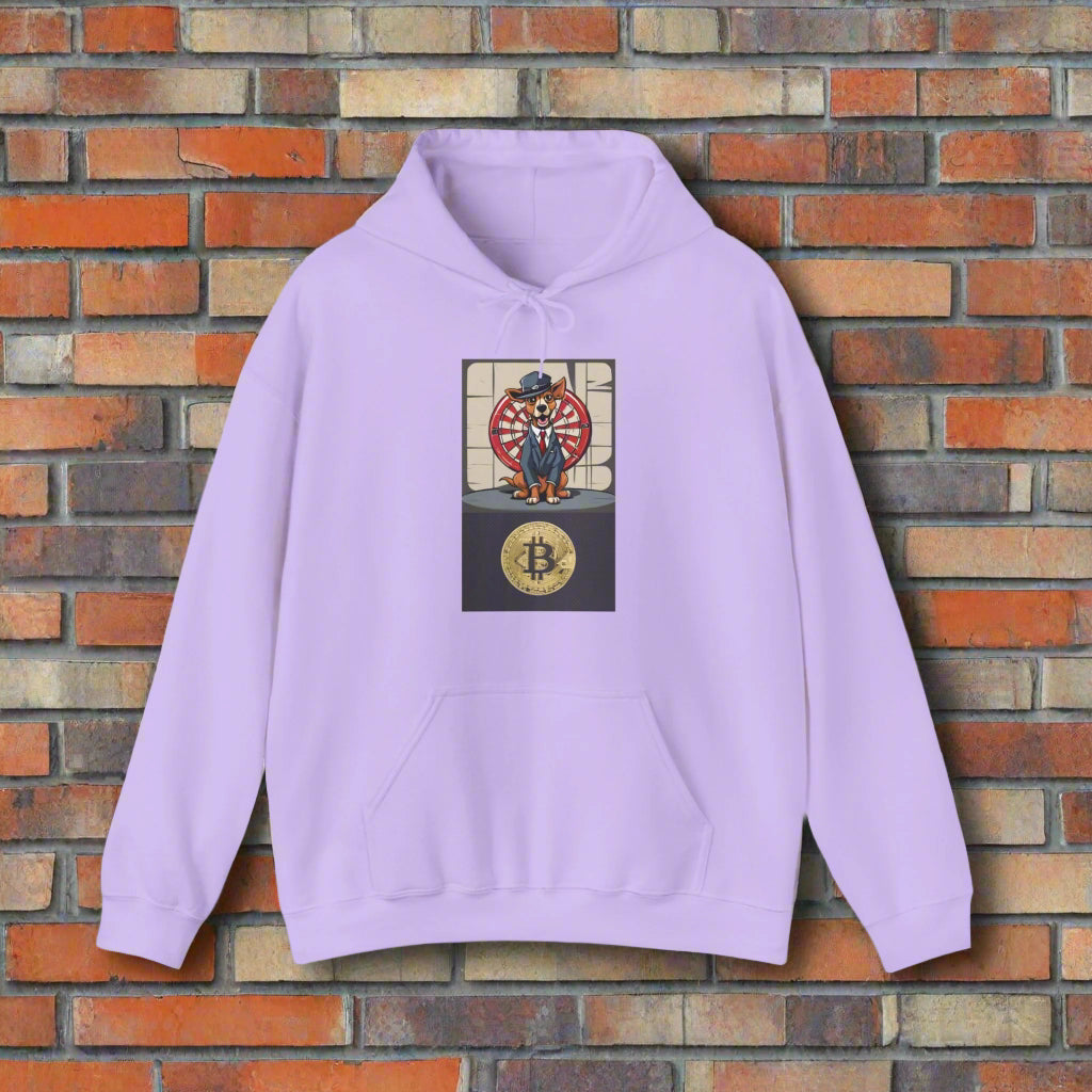 Unisex Heavy Blend bitcoin and darts™ Hooded Sweatshirt - Sniff Waggle And Walk