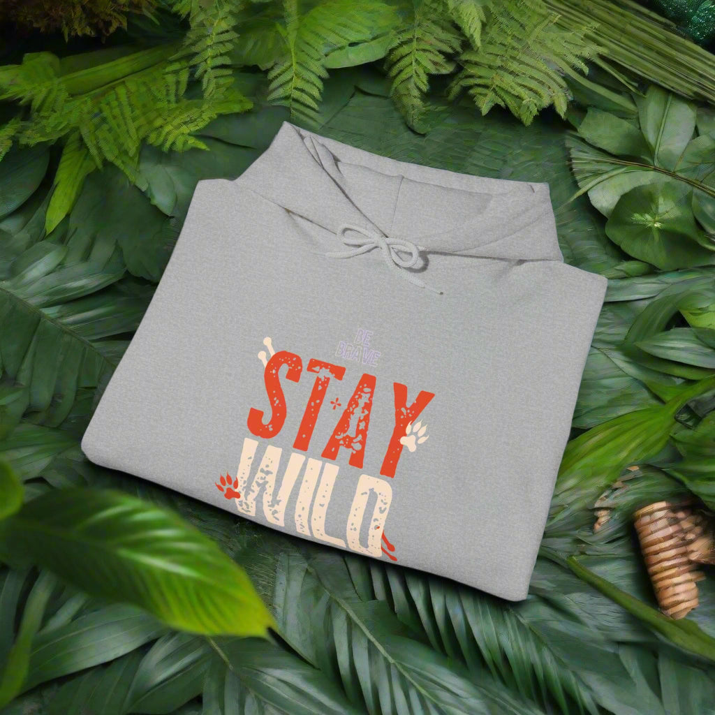 Unisex Heavy Blend™ Stay Wild Hooded Sweatshirt - Sniff Waggle And Walk