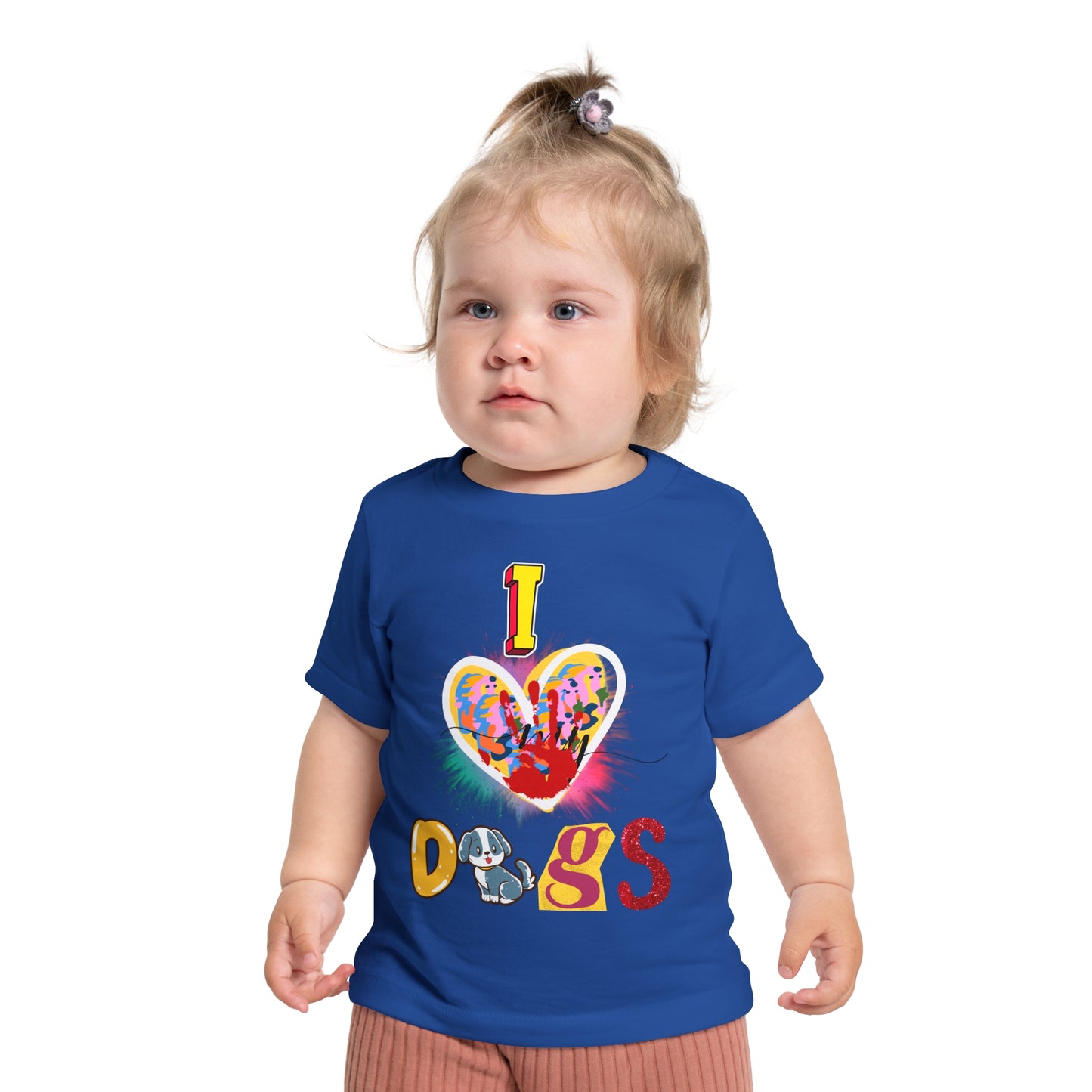 🐾 "I Love Dogs" Baby T-Shirt – Ultra-Soft & Adorable! 🐾-Sniffwaggleandwalk™