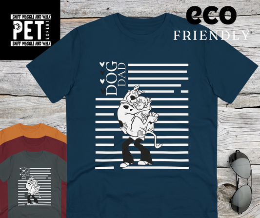 "SCOOBY DOO DOG DAD" ECO Organic Creator T-shirt - Unisex by Sniffwaggleandwalk™