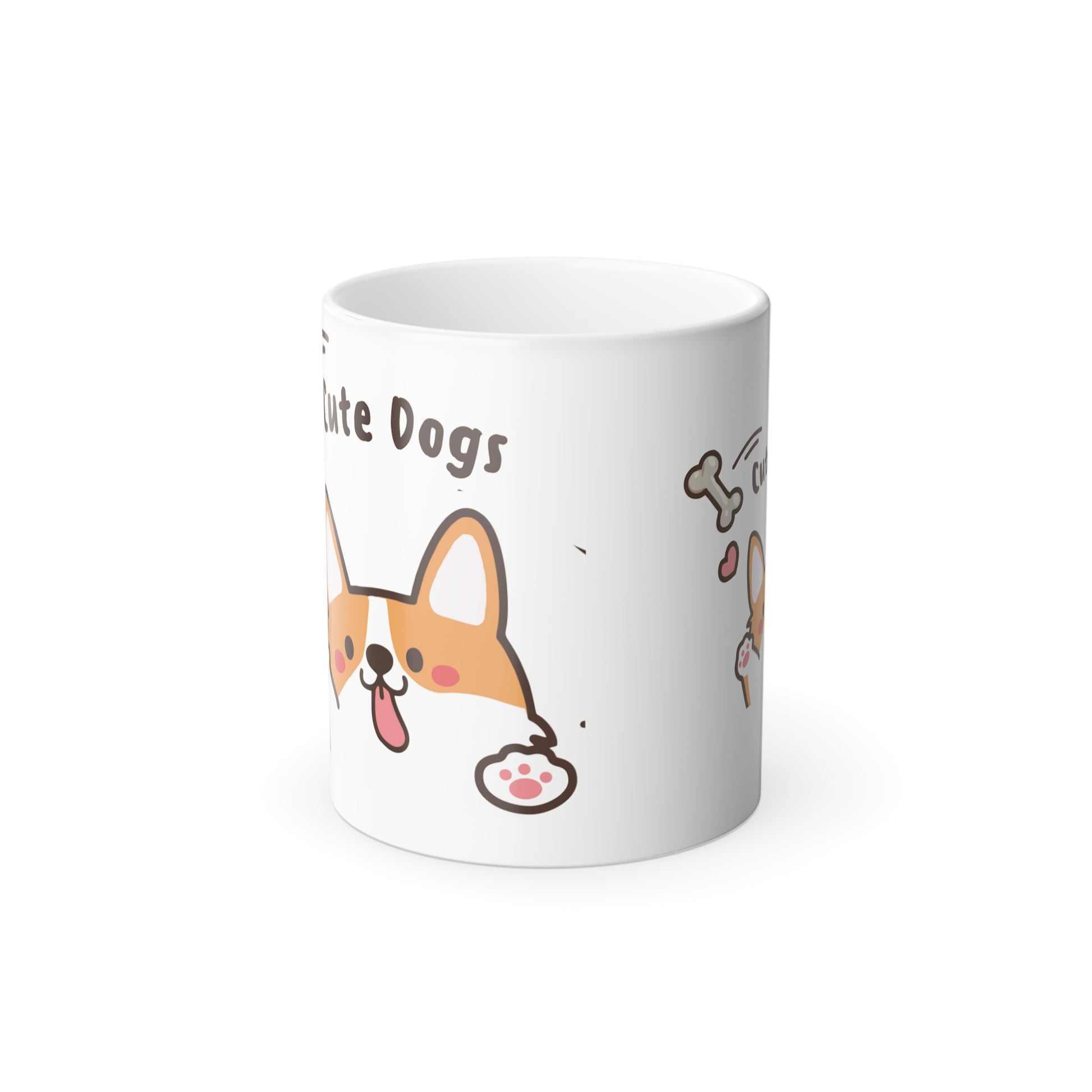 "I LOVE DOGS" Color Morphing Mug - Sniff Waggle And Walk