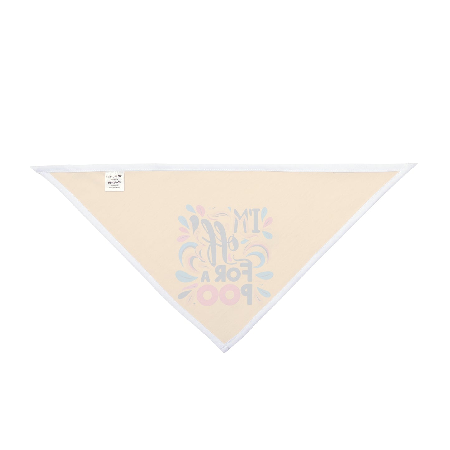 (Im off for a poo) Playful Pet Bandana - Fun Accessory for Dogs, Ideal Gift for Pet Lovers, Cute Dog Fashion, Pet Birthday Party, Fun Outdoor Adventures