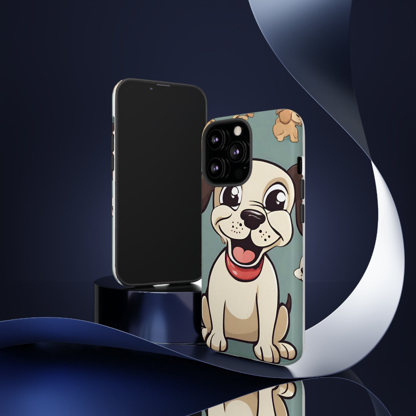 Sniffwagglendwalk™ Multi Dog Design Tough Phone CaseS. - Sniff Waggle And Walk