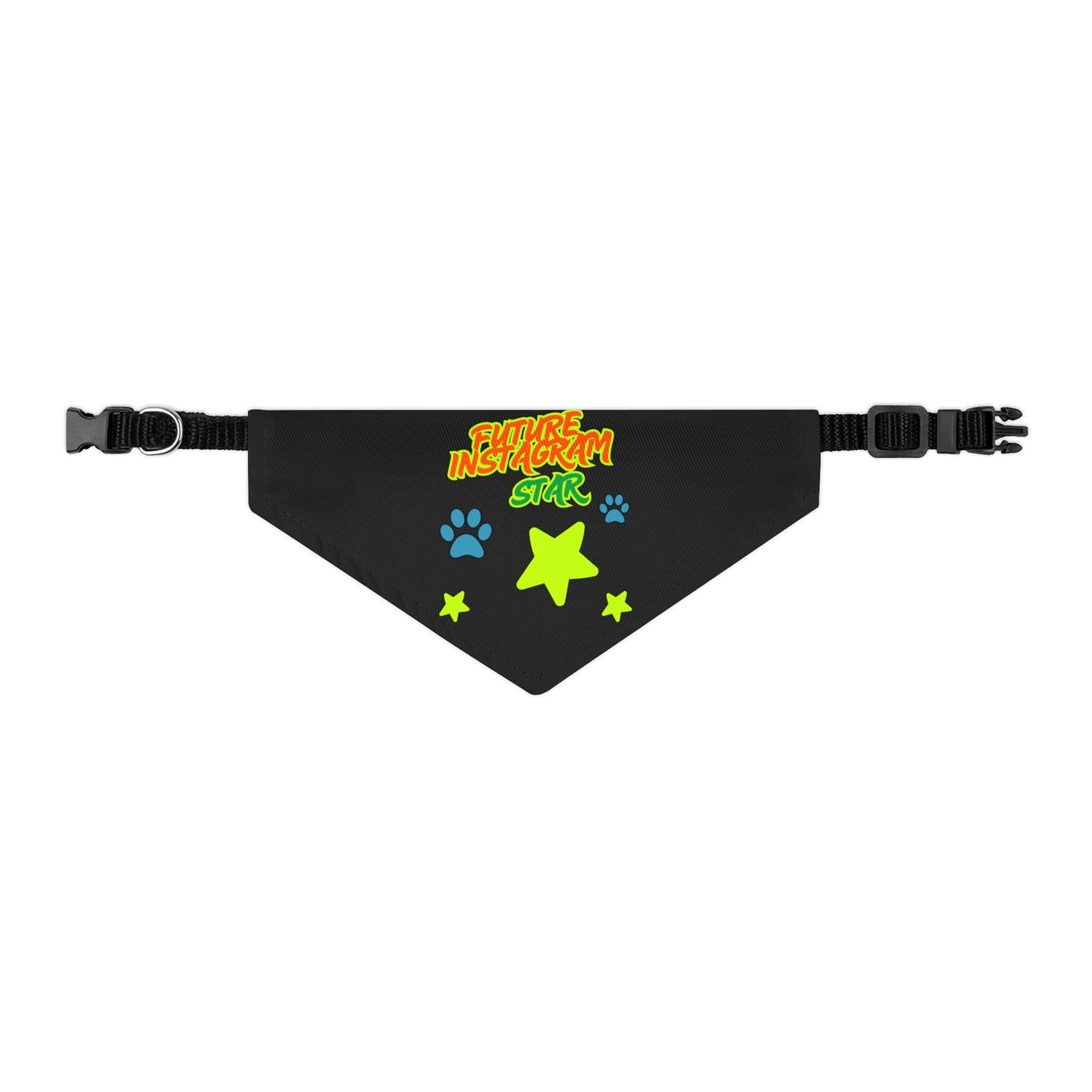 (Future instagram star) Fun Pet Bandana Collar for Dogs, Playful Style for Pets, Perfect for Walks, Paw-ty Celebrations, Holiday Gifts, Pet Dress Up