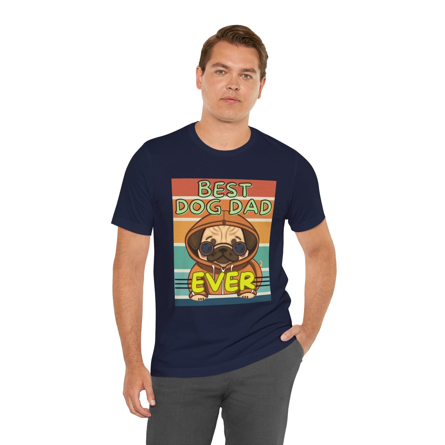 Best Dog Dad Ever T-Shirt — Sniff Waggle And Walk dog dad design