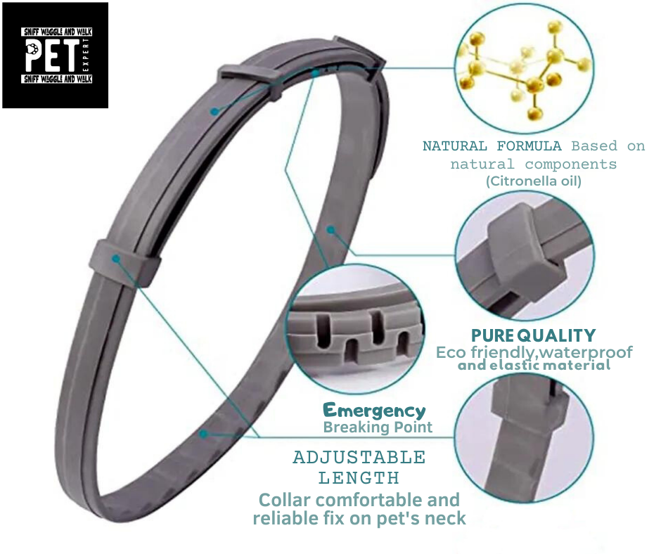 8-Month Flea & Tick Collar-Waterproof, Vet-Approved Protection for Pets