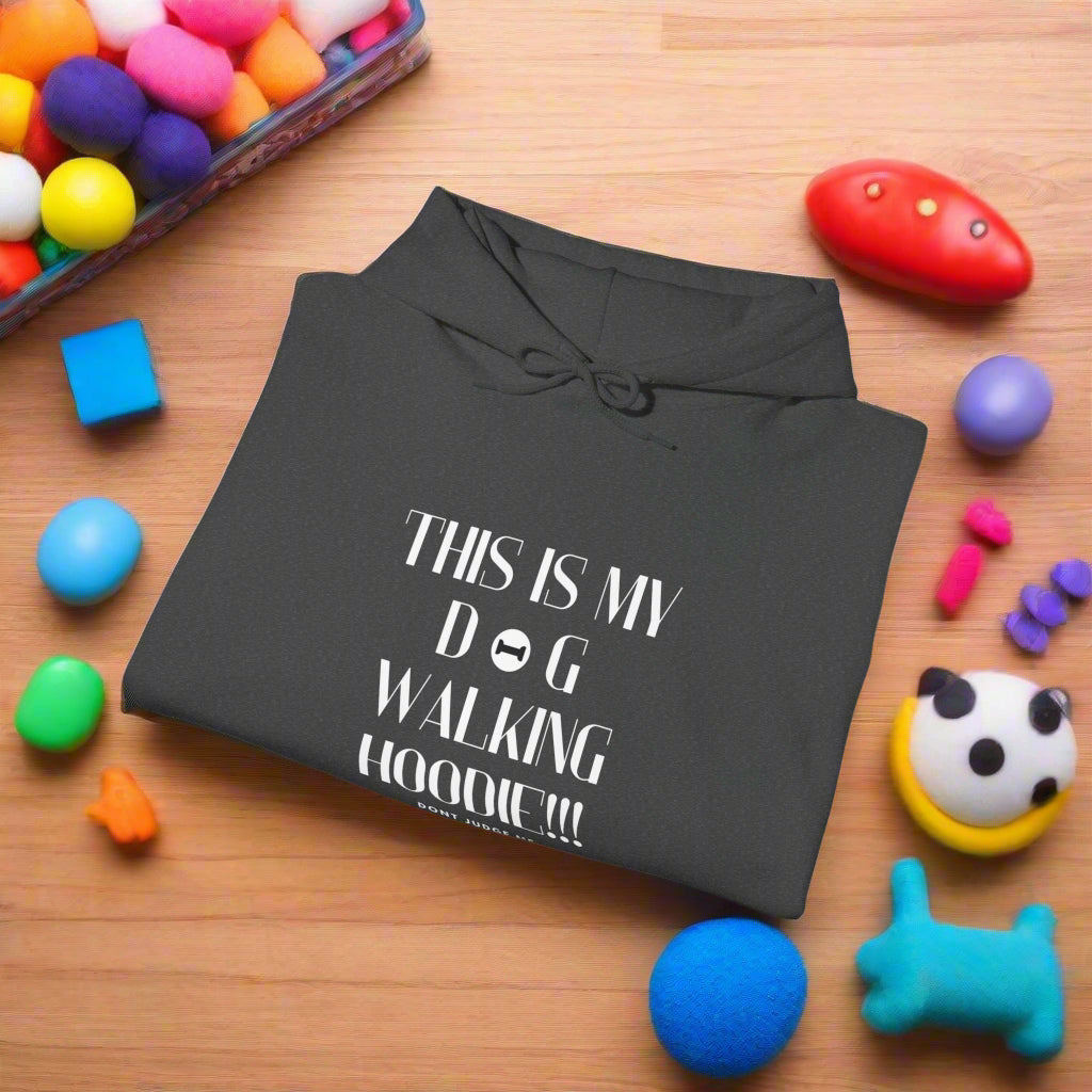 Unisex Heavy Blend™ "THIS IS MY DOG WALKING HOODIE" Hooded Sweatshirt - Sniff Waggle And Walk
