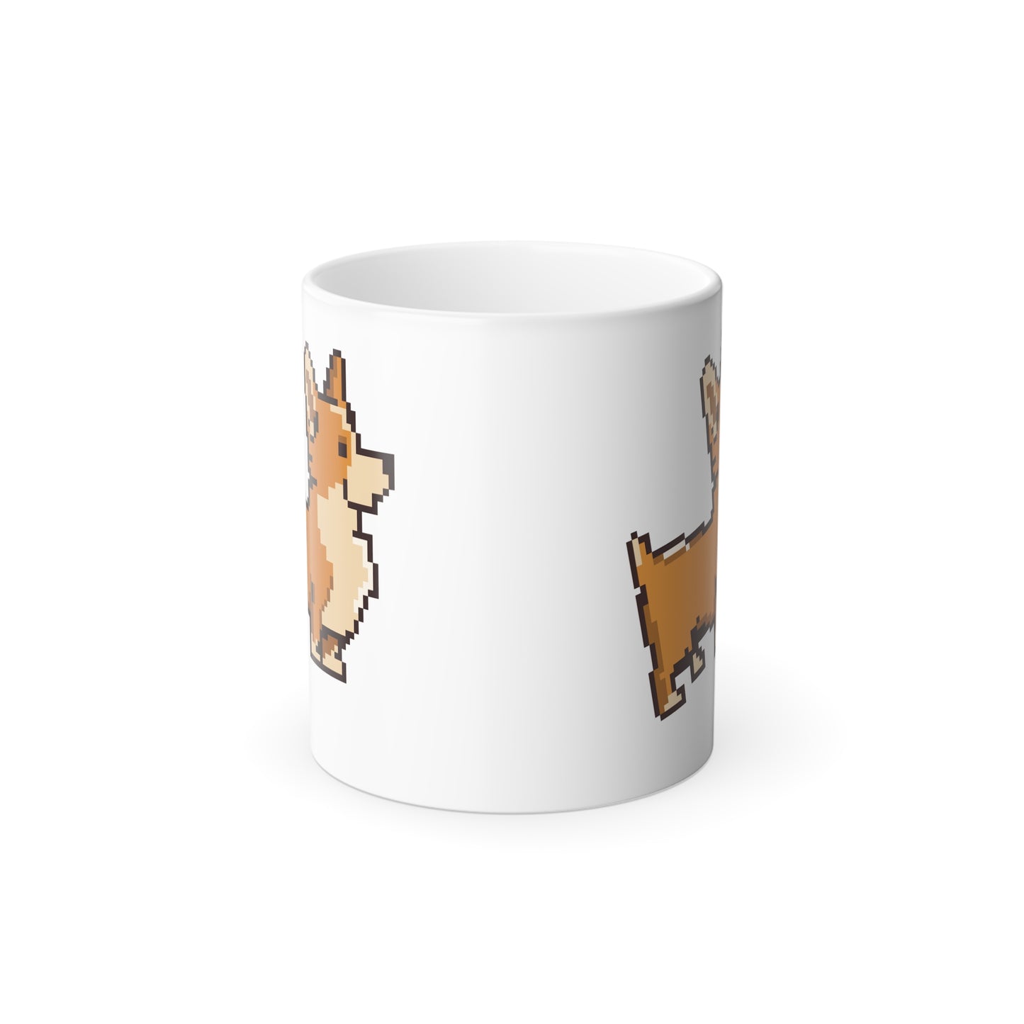 Computer Dog Color Morphing Mug, 11oz - Sniff Waggle And Walk