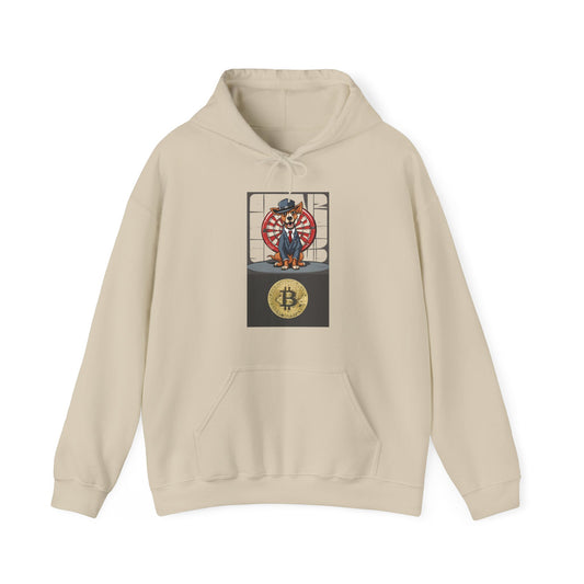 Unisex Heavy Blend bitcoin and darts™ Hooded Sweatshirt - Sniff Waggle And Walk