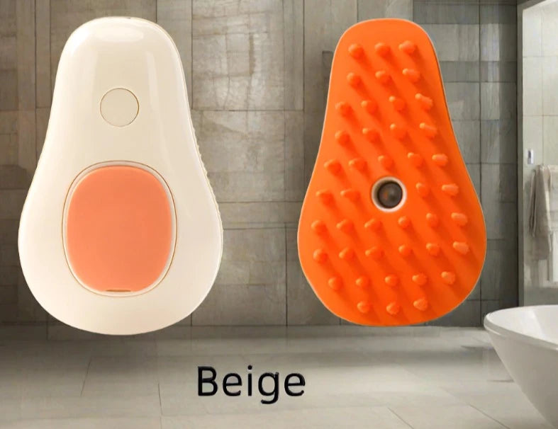 GROOMING STEAM BRUSH BEIGE