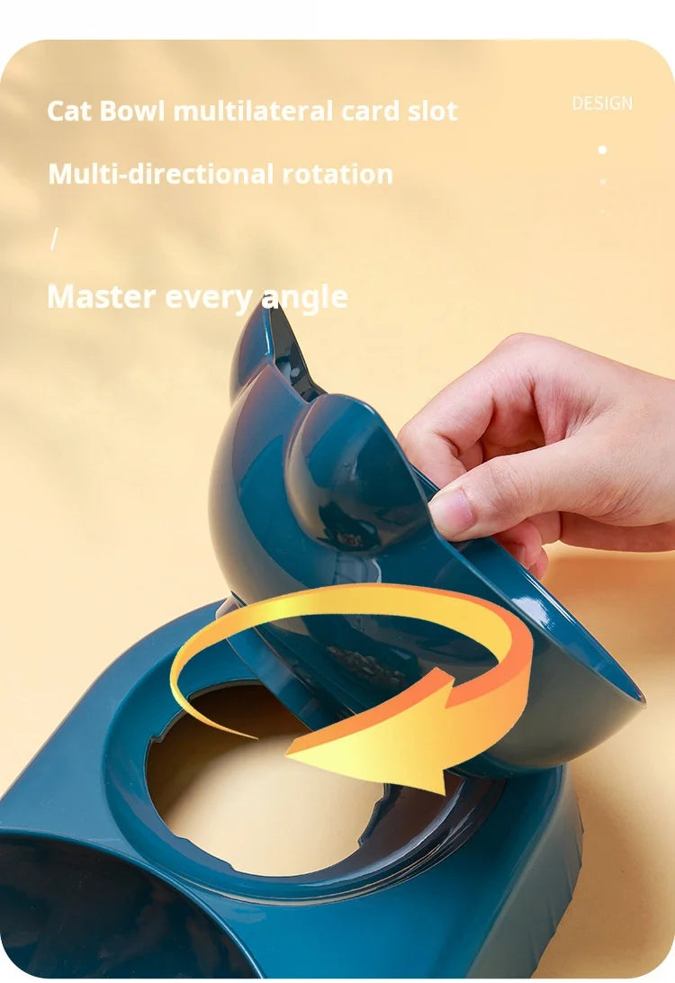 BEST CAT BOWL TILTED