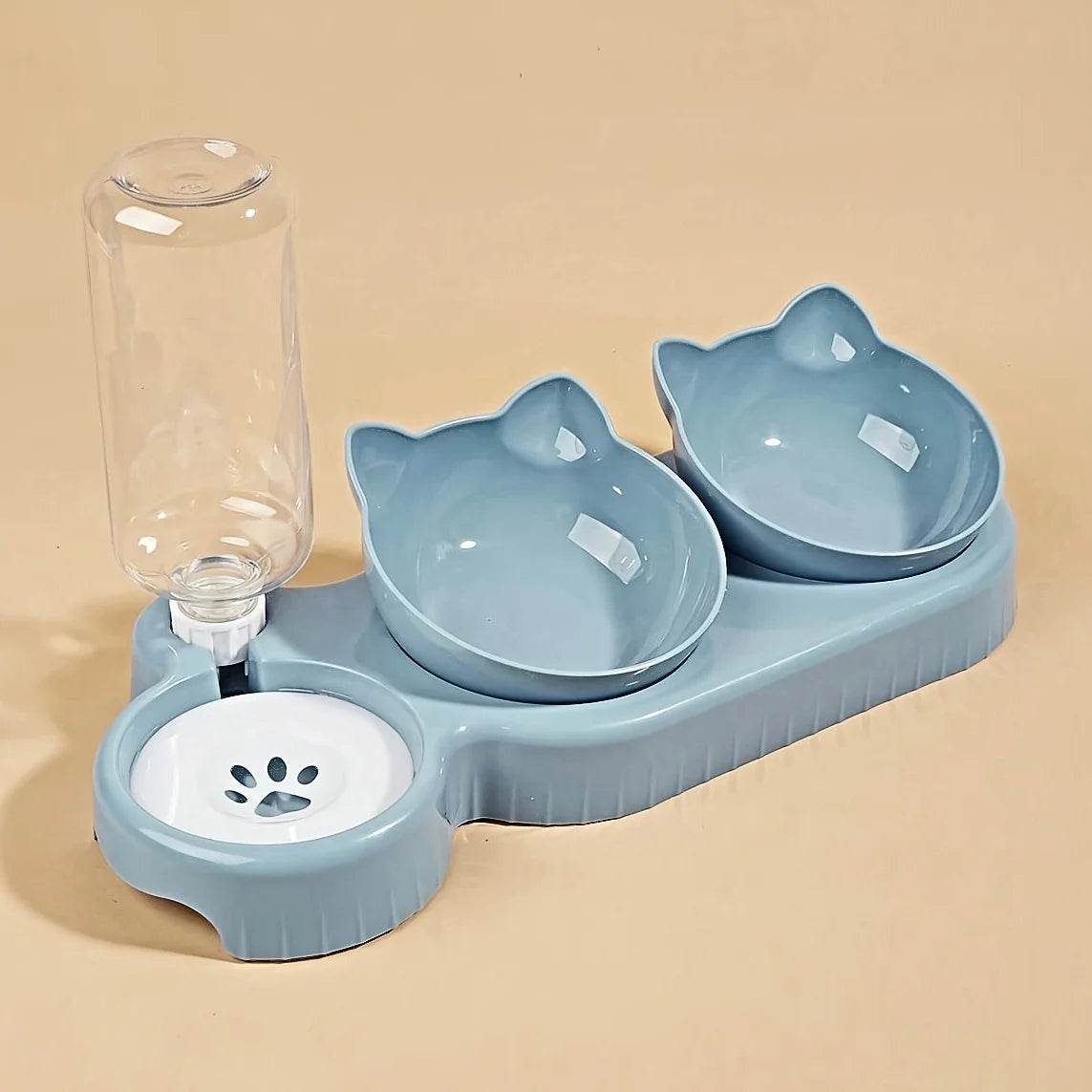 BLUE MODERN CAT BOWLS SNIFFWAGGELANDWALK