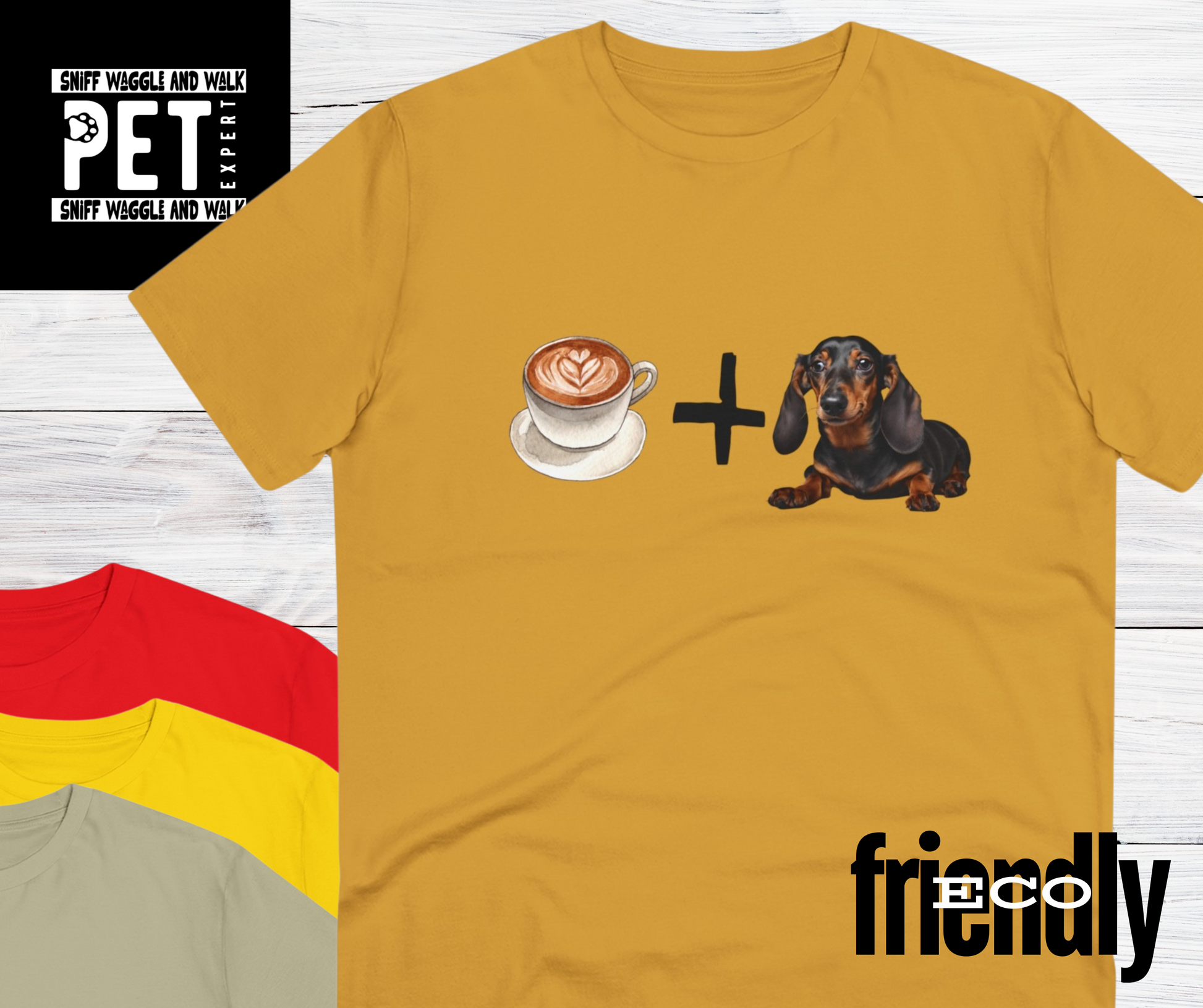 DOG LOVERS COFFEE LOVERS TSHIRT