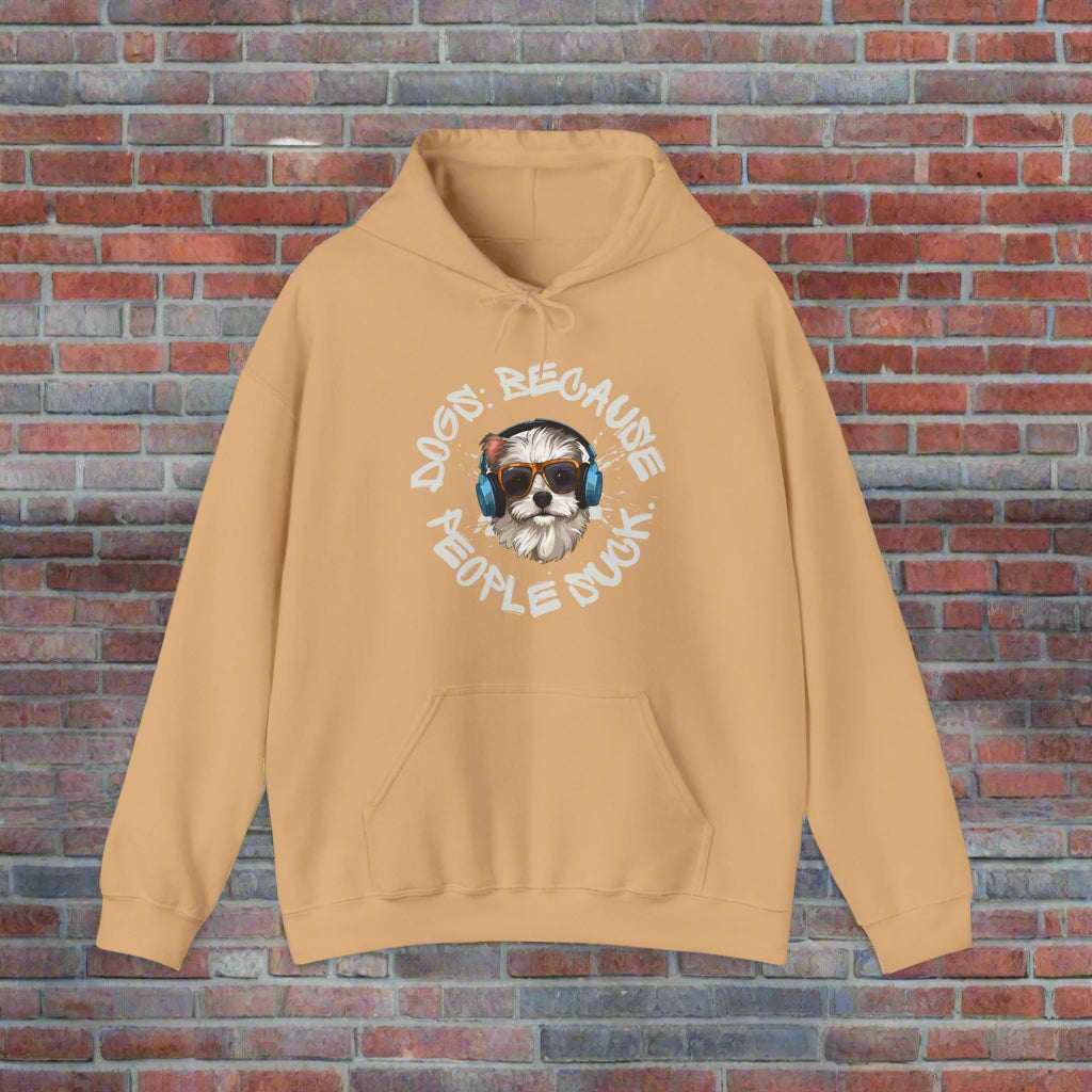 HOODED PREMIUM DOGS BECAUSE PEOPLE SUCK HOODIEβ’Sweatshirt - Sniff Waggle And Walk