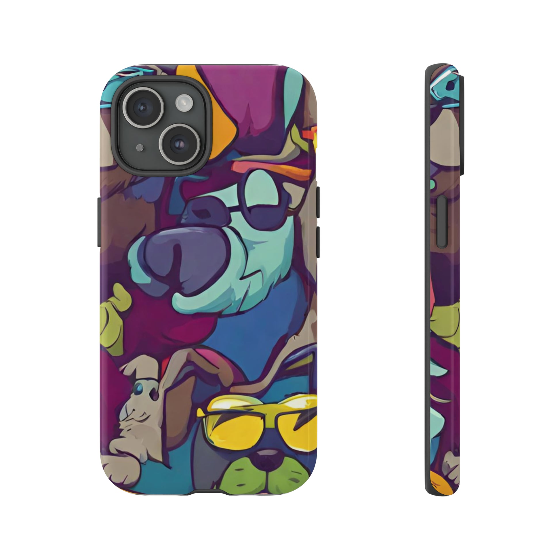 Sniffwagglenwalk™ Tough phone Cases. Colourful. - Sniff Waggle And Walk