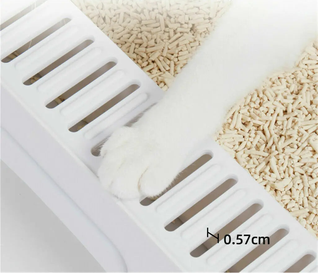 tylish modern foldable cat toilet suitable for kittens and adult cats.