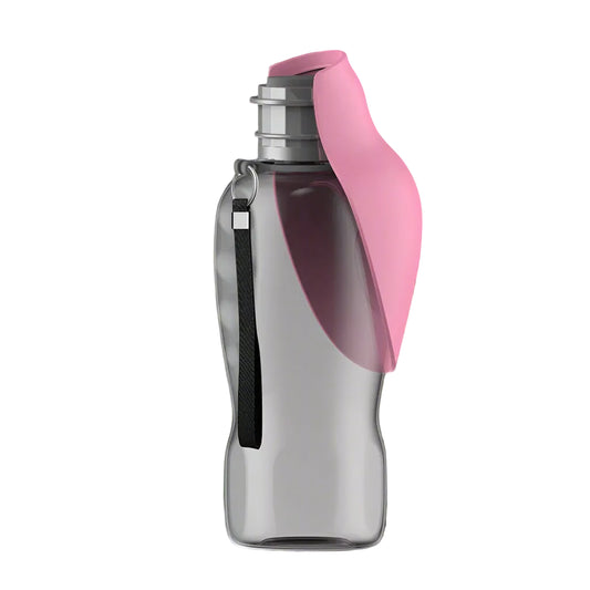 pink dog Water Bottle 800ml. - Sniff Waggle And Walk