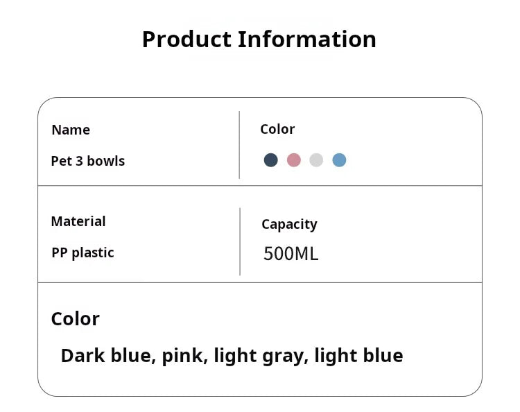 PRODUCT INFORMATION CAT BOWL