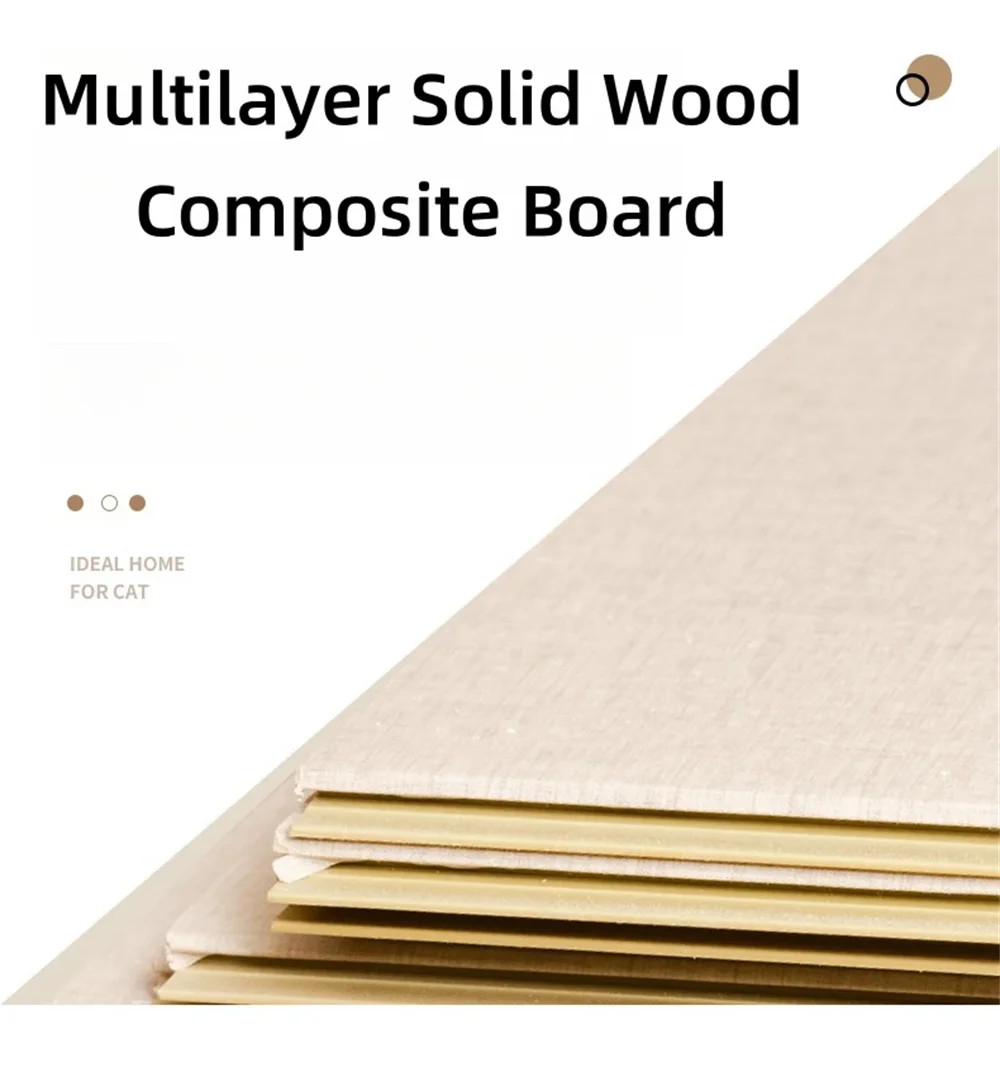 Luxury Adjustable Cat Tower with Hammock - Premium Wooden Multi-Level Cat Playground-Sniffwaggleandwalk™