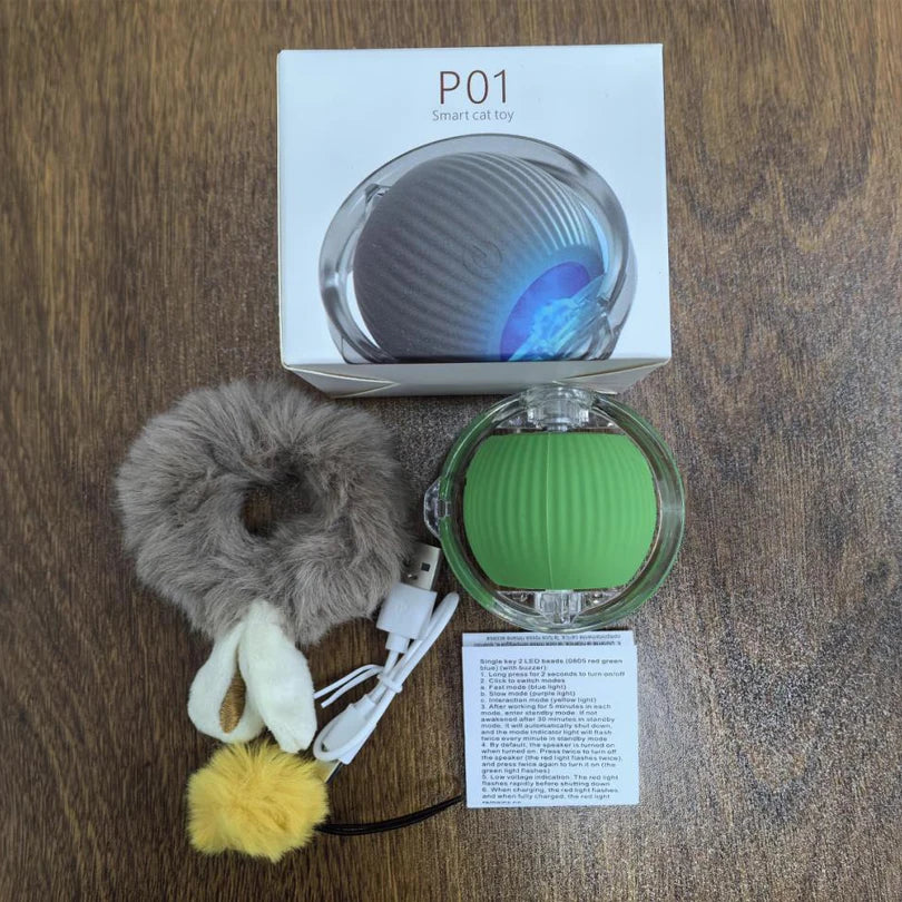 PouncePlay™ Motion-Activated Cat Toy – Engaging, Interactive Fun for Happy Cats