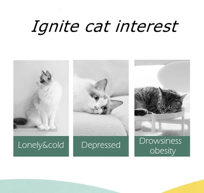 Interactive Toy Cat Launcher with Spinning Flying Discs – Fun, Safe Play for Cats & Pet Owners!-Sniffwaggleandwalk™