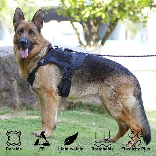 🐾 SniffWaggleNWalk™ Dog Harness for Medium Large Dogs: - Sniff Waggle And Walk