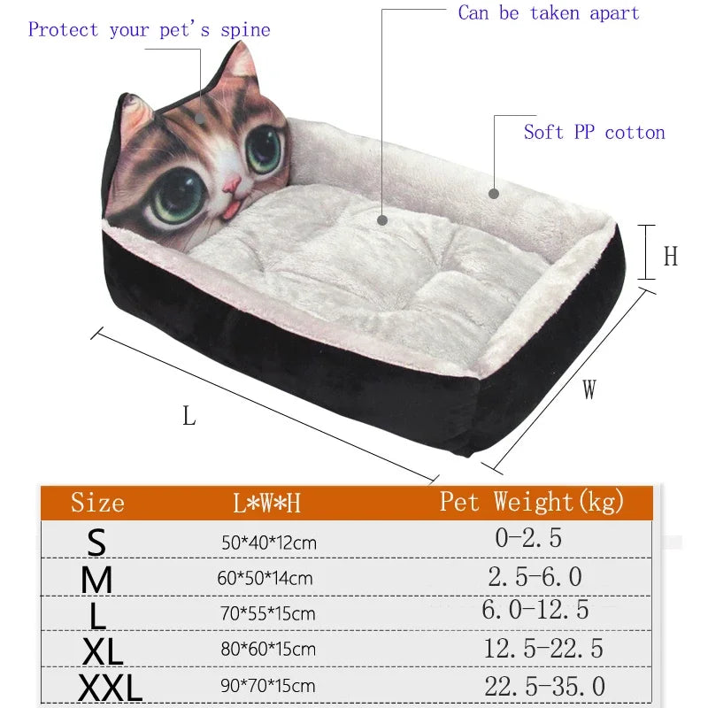 SniffWaggleNWalk™️ 100% cotton Pet Bed. - Sniff Waggle And Walk