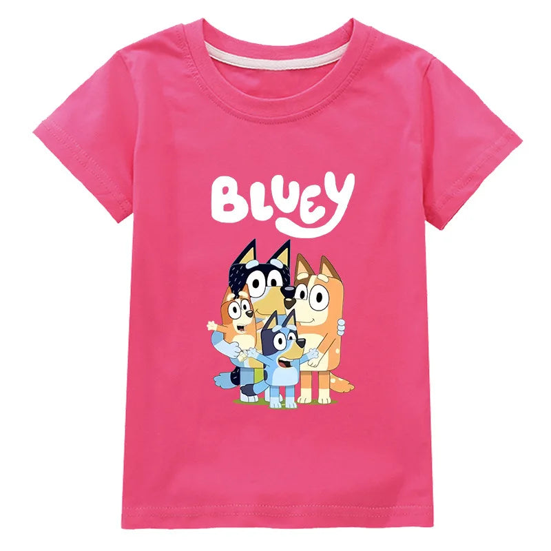 Bluey Family Summer T-Shirt – Stylish and Breathable Kids' Wear 👕☀️