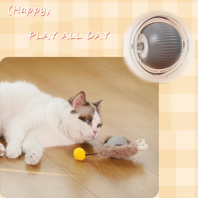 PouncePlay™ Motion-Activated Cat Toy – Engaging, Interactive Fun for Happy Cats