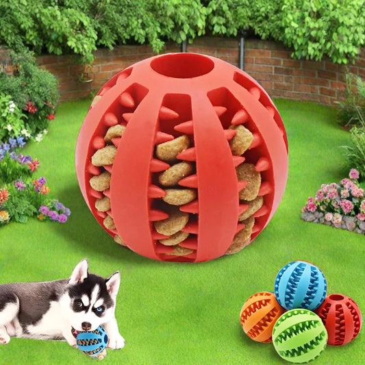 Sniffwagglendwalk® Tooth Cleaning Rubber Food Ball. - Sniff Waggle And Walk