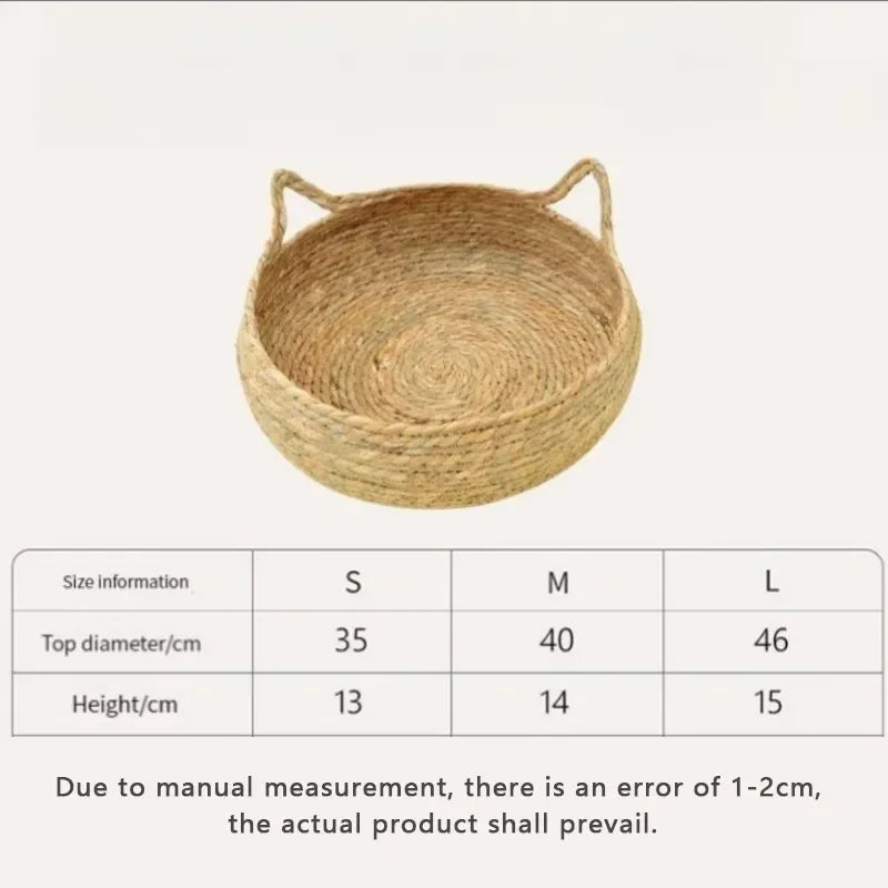 Handwoven Vine Cat Nest | Pure Comfort, All Year Round