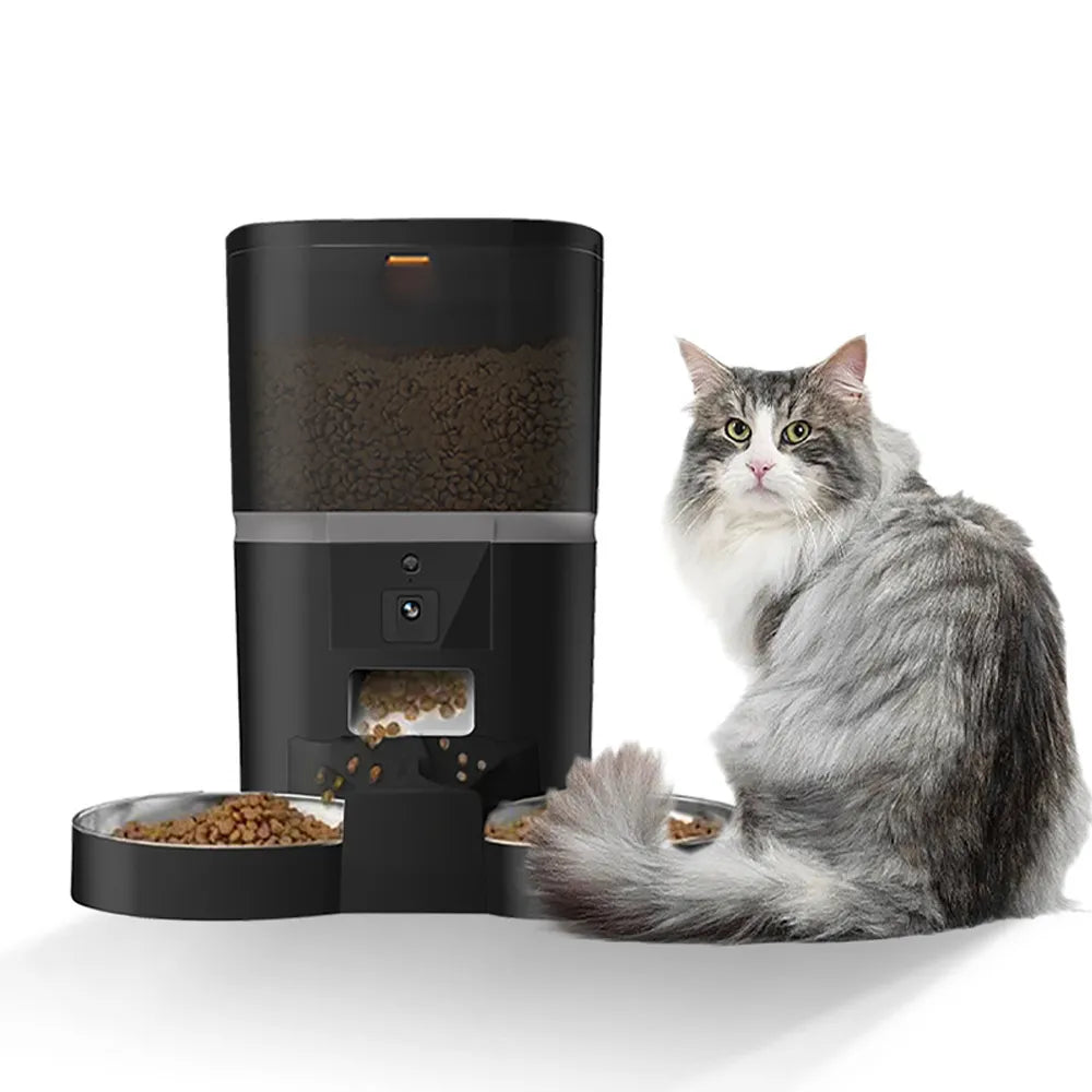 Sniffwagglenwalk™ Automatic Food Dispenser with HD Camera. - Sniff Waggle And Walk