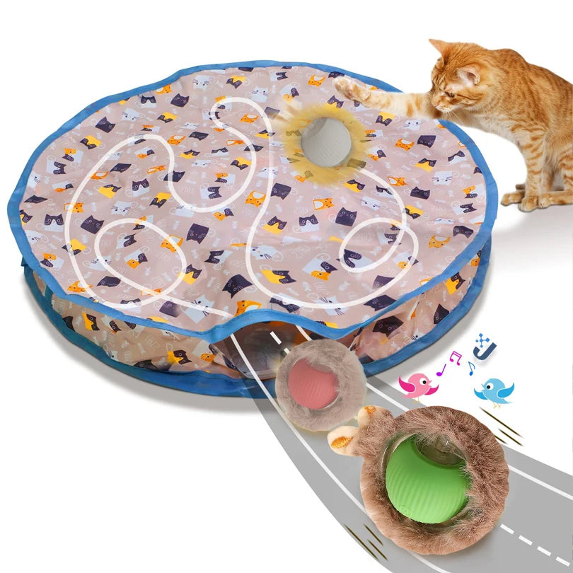 PouncePlay™ Motion-Activated Cat Toy – Engaging, Interactive Fun for Happy Cats