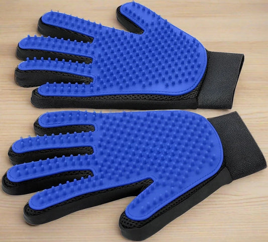 Pet Grooming Gloves - Sniff Waggle And Walk