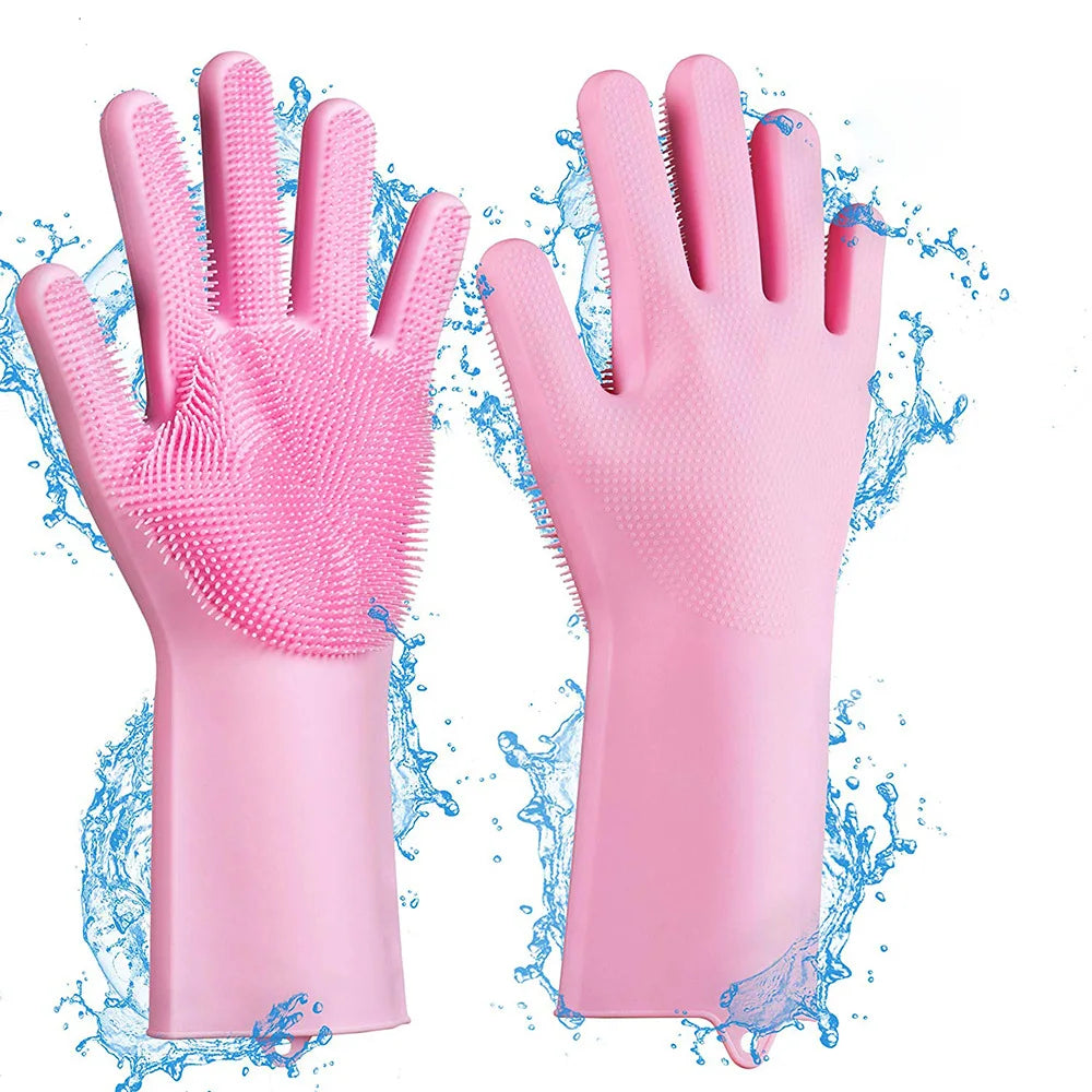 Grooming bathing Gloves by Sniffwaggleandwalk™ - Sniff Waggle And Walk