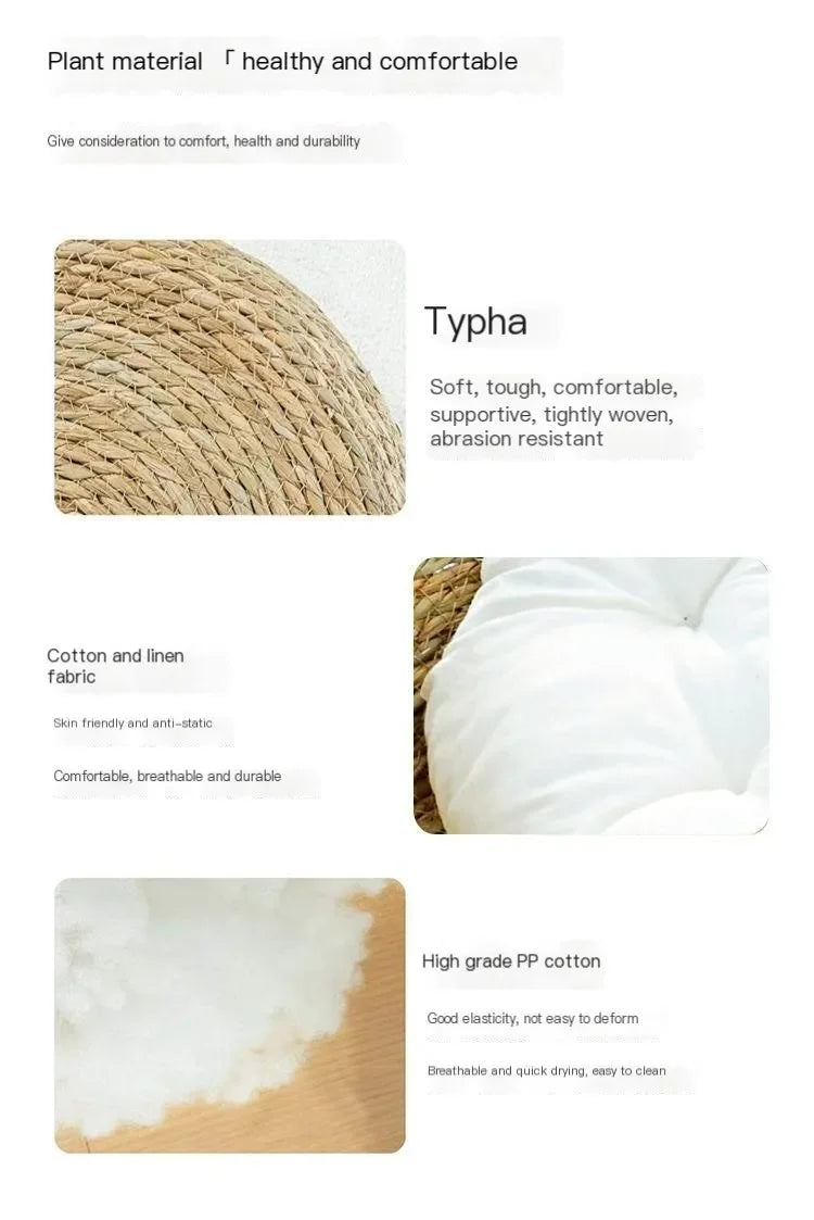 Handwoven Vine Cat Nest | Pure Comfort, All Year Round