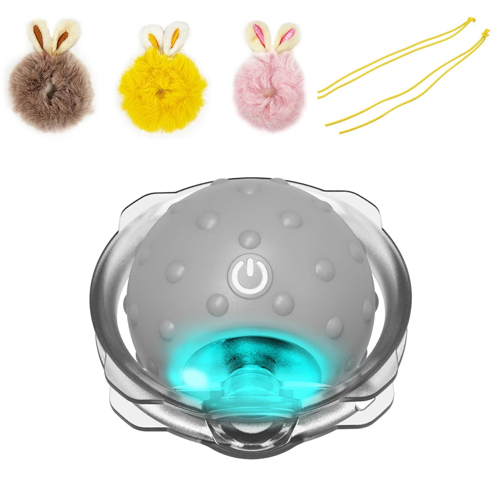 PurrChase™ Smart Motion Cat Toy – Interactive Light Ball with Auto Movement, Sounds & Rechargeable Fun