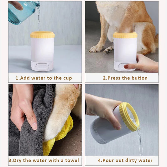 sniffwagglenwalk™ Automatic Pet Paw Washer. - Sniff Waggle And Walk