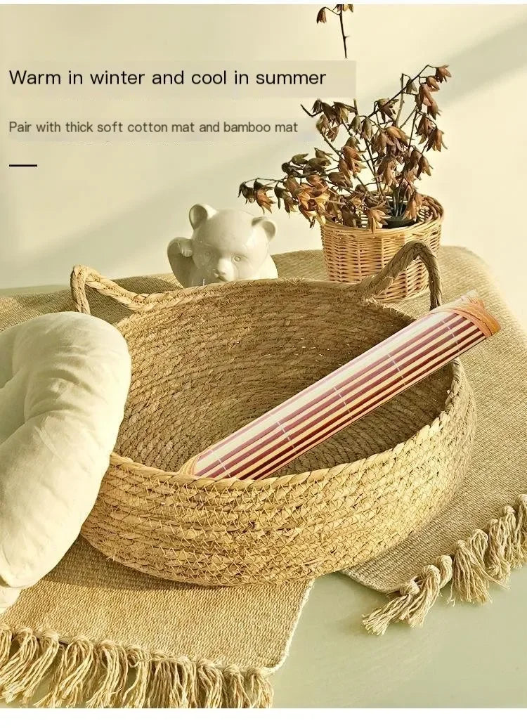 Handwoven Vine Cat Nest | Pure Comfort, All Year Round