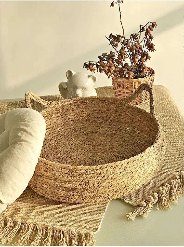 Handwoven Vine Cat Nest | Pure Comfort, All Year Round