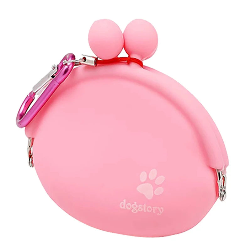 pink dog Waterproof Travel Food Storage compartment. - Sniff Waggle And Walk