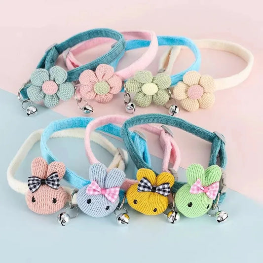 sniffwagglenwalk™ Bell Collar Adjustable Cat Necklace Pet Collar. - Sniff Waggle And Walk